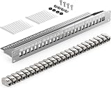 deleyCON 24-Port CAT7 Patch Panel 1U 19" Rack Mount 24x Keystone RJ45 LAN 10G view 2