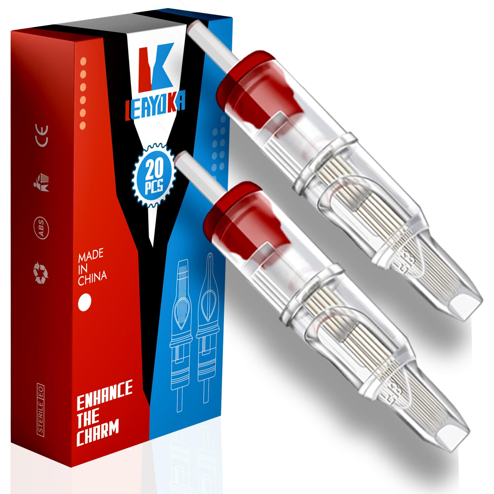 Cartridge - LEAYOKA 20pcs cartridges 1207RM for Beginners and Artists…