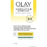 Olay Complete+ Face Moisturizer with Sunscreen SPF 40, Fragrence-Free for Sensitive Skin, Broad Spectrum Sun Protection, No W