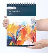 EasyNote A4 Sketch Pad 170gsm Cartridge Paper Brand EasyNote view 7