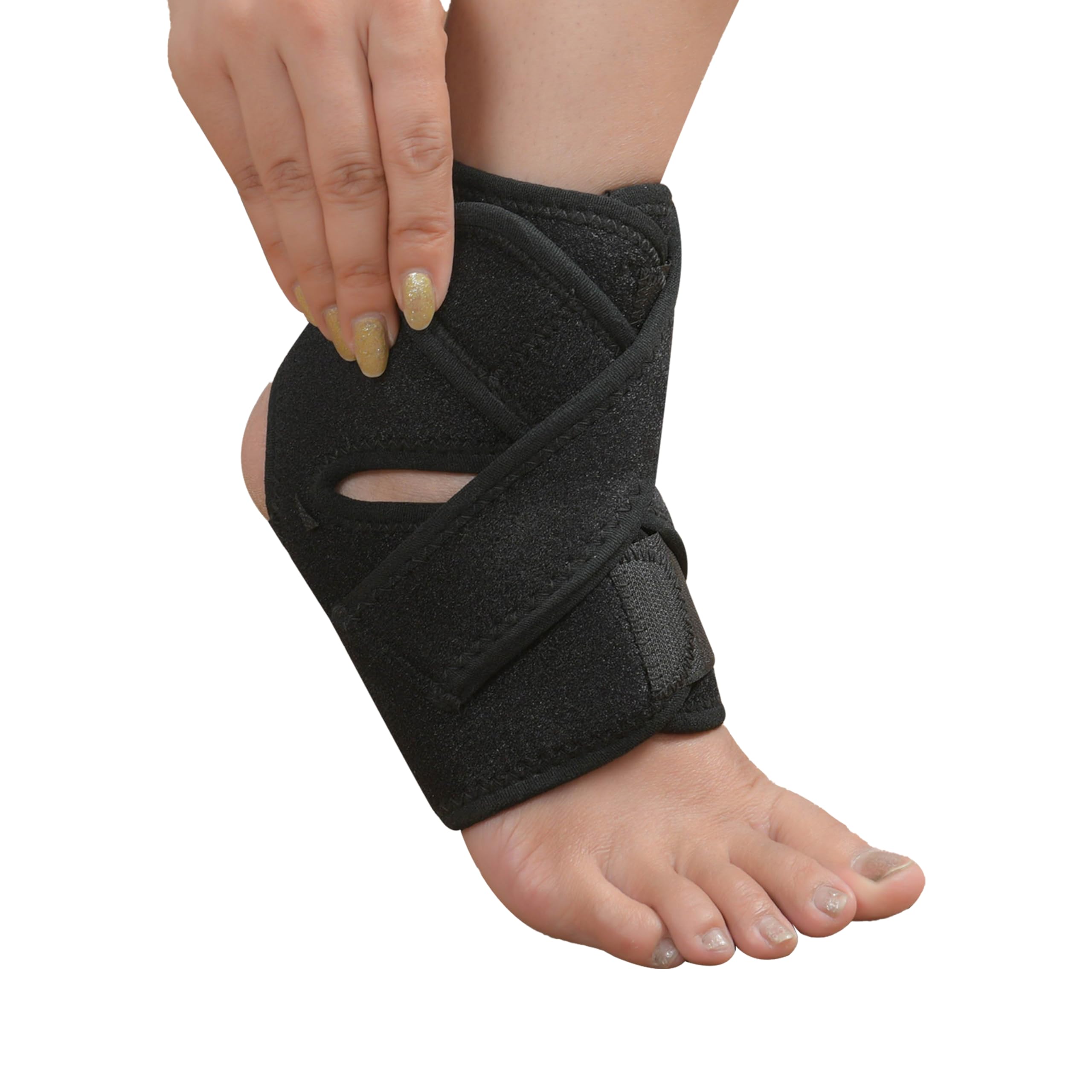 Wonder Care Blue Ankle Support Brace for Men and Women| Adjustable Wrap | Ankle Wrap For Sprained Ankle Neoprene| Running Sports Ankle Brace race Breathable Pack of 2