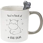 You're Kind Of A Big Deal - Hippo Gray 17oz Dolomite Coffee Cup Mug