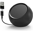 USB C Computer Speakers for Desktop PC | Small Plug-N-Play Laptop Speakers with Crystal-Clear Sound, Loud Volume, Rich Bass, Compatible with Windows, macOS, ChromeOS – [USB to USB C Adapter Included]