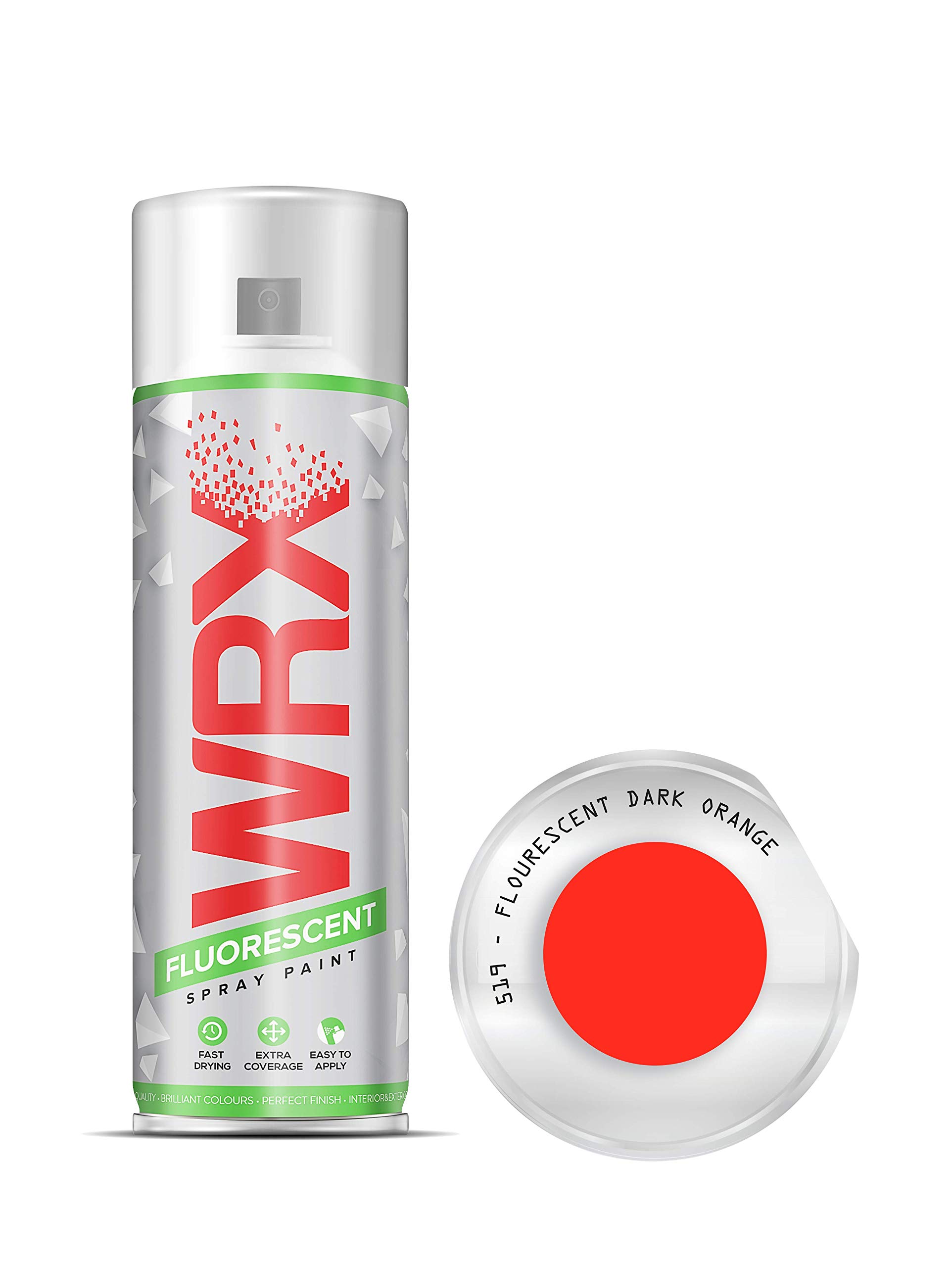 WRX Spray Paint 400 ml - Fluorescent Dark Orange 519