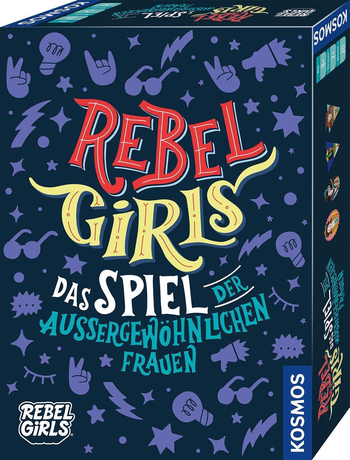 Kosmos 682477 Rebel Girls, The Game of Extraordinary Women from the Book Good Night Stories for Rebel Girls, Cooperative and Informative Card Game from 8 Years