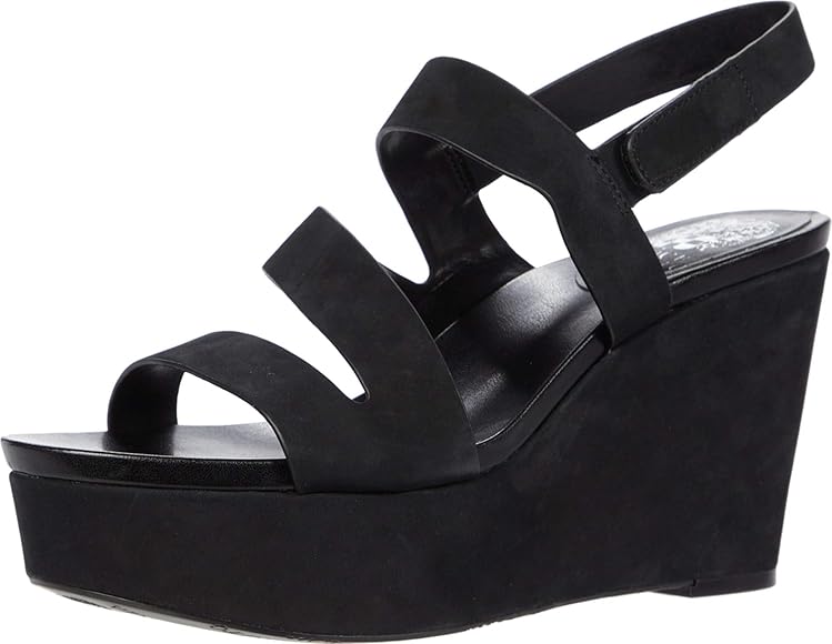 black sandals platform wedge