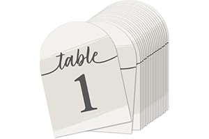 Big Dot of Happiness Champagne Table Number Cards - Double-Sided 5 x 7 inch Wedding Reception Party Event Cards, Premium Card
