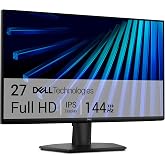 Dell 27 Monitor - SE2726H - 27-inch FHD (1920x1080) 144Hz 1ms Display, in-Plane Switching (IPS) Technology, AMD FreeSync&trade;, T&Uuml;V 3-Star 2X HDMI, Tilt