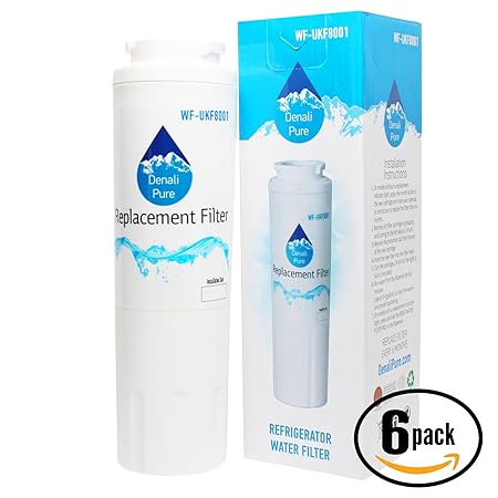 6-Pack de repuesto KitchenAid kbfs22ewms3 nevera filtro de agua ...