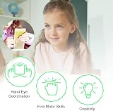 BEHAHAI Wooden Bookmark Cross Stitch Kit 4 Pack Embroidery Starter Set view 5