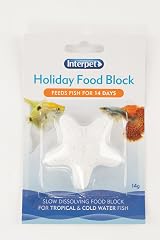 Interpet Slow Release Holiday Mineral Fish Food Block 13g With Freeze Dried Food