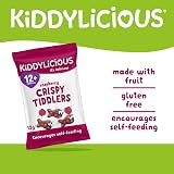 Kiddylicious Raspberry Crispy Tiddlers 7 Packs of 4 28 Total 12+ Months view 3