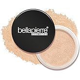 Bellapierre Mineral Foundation SPF 15 – Loose Powder Foundation, Full Coverage Mineral Makeup with Matte Finish – Vegan, Cruelty Free, Hypoallergenic, Oil & Talc Free – 0.32 oz - Porcelain