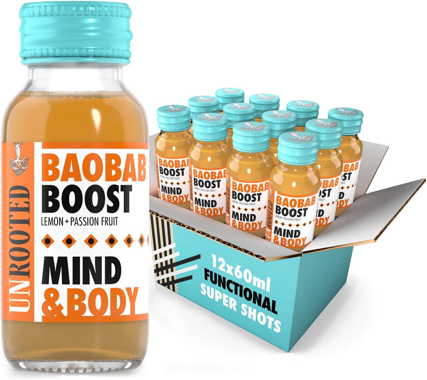 Unrooted - Healthy Organic Energy Shot - Baobab Boost - Mind and Body ...