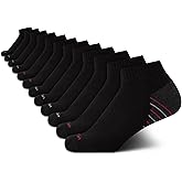 Calvin Klein Womens Quarter Socks - 12 Pack Soft Cushioned Athletic Performance Quarter Length Ankle Socks for Women