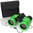 DR. ANISON Binoculars for Kids Toy Binoculars Set for Age 3-12 Years Old Boys Girls Outside Play, Bird Watching, Camping, Educational Learning, Birthday Presents