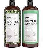 GoodMood Tea Tree Shampoo and Conditioner Set, Mint Shampoo enriched with Protein, Collagen & Silk, Treatment For Men and Wom