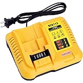 DCB112 Battery Charger Replacement for De-Walt 12V 20V and 60V MAX Lithium-Ion Battery DCB201 DCB200 DCB612 DCB609-2 DCB609 DCB606 DCB606-2 DCB208 DCB206 DCB204 DCB203 DCB126
