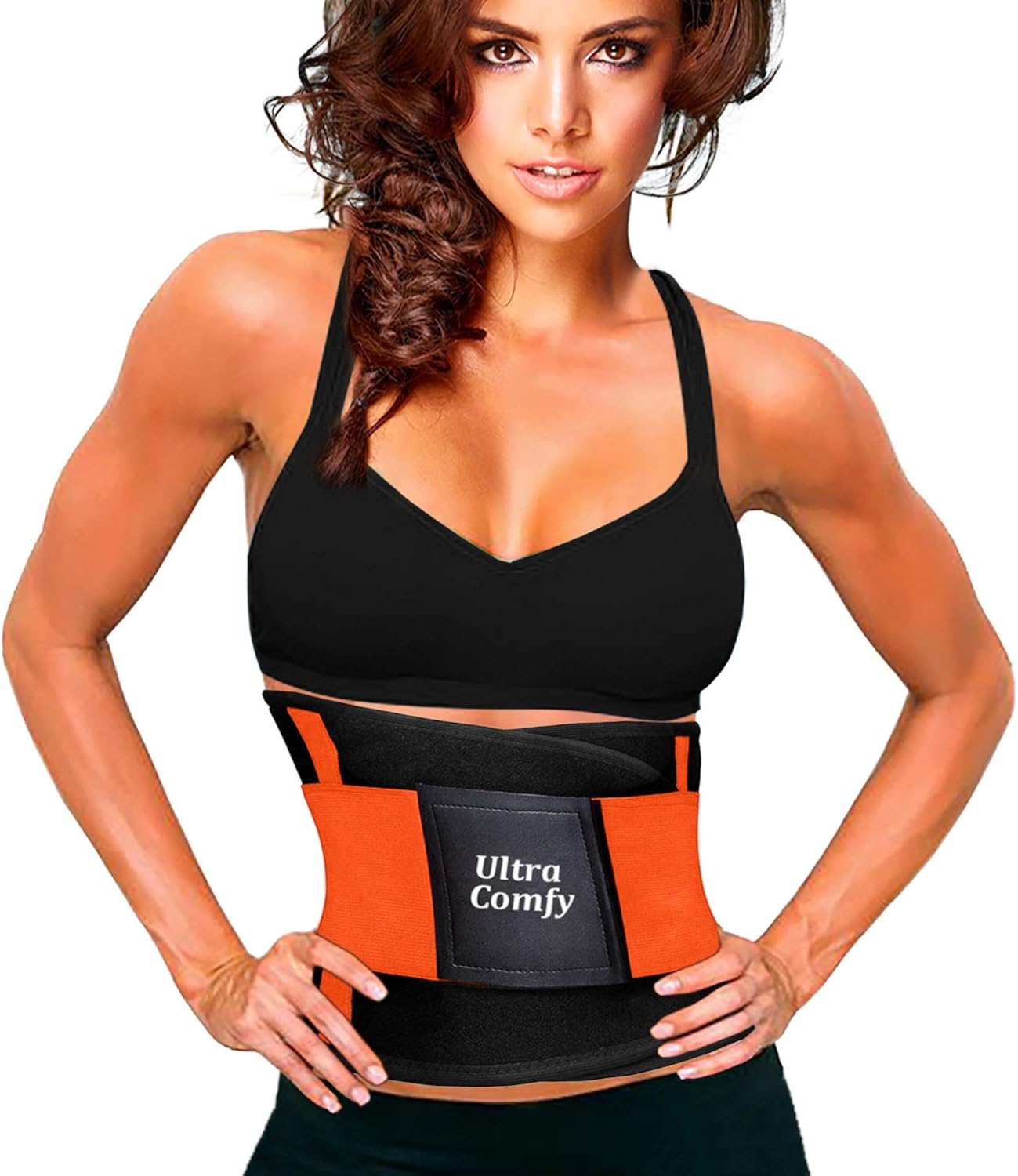 Waist Trimmers Sports Outdoors Ultracomfy Waist Trainer For Weight Loss Waist Trimmer Ab Belt Sweat Belt Burn Calories Boosts Metabolism