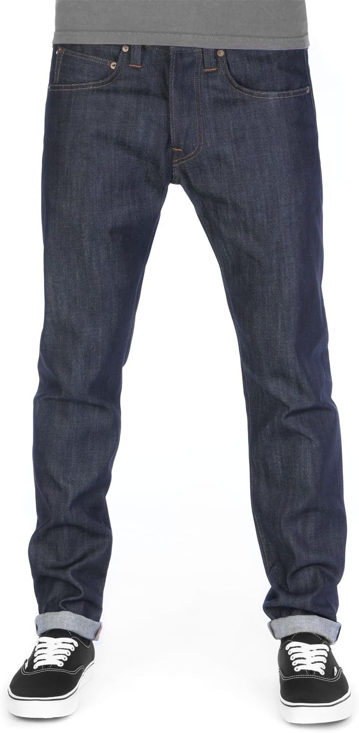Edwin Mens Ed-55 Relaxed Tapered Unwashed Jeans in Blue