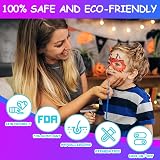 URAQT Face Paint Kit 15 Color + 15 Neon Fluorescent UV Paints 2 Brushes 80 view 4