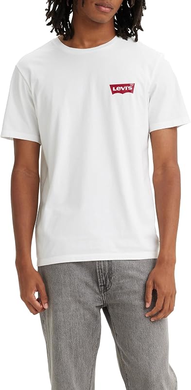 2-Pack Crewneck Graphic Tee, Camiseta, Hombre, Chesthit White/Dress Blues, L
