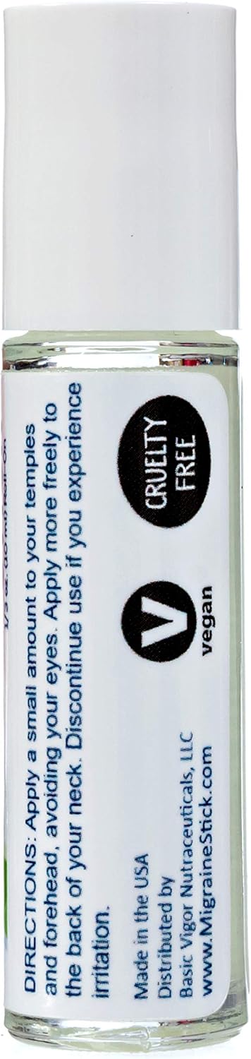 Migrastil Migraine Stick ® Roll-on, 0.3-Ounce Essential Oil Aromatherapy 10ml: Health & Personal Care