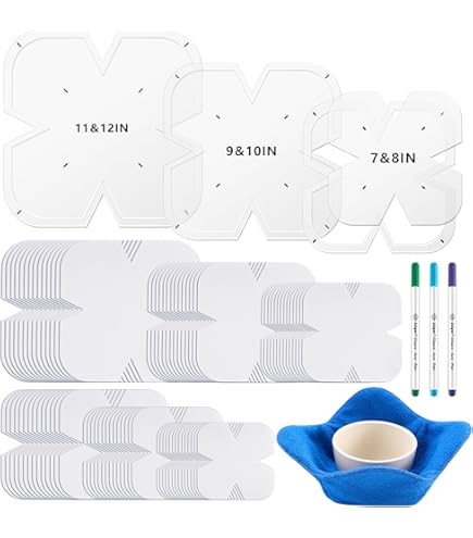 Checker Distributors Schablone Für Bowl Cozy - Acryl Vorlage 2.5 Inches Für Jelly Roll Streifen