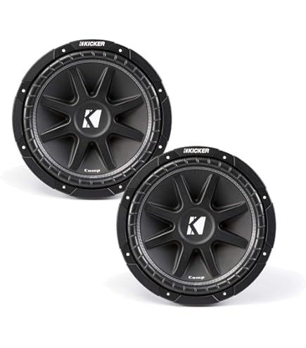 Amazon.com: Kicker 12 Inch Bass Bundle 2 44CWCS124 Subwoofers with