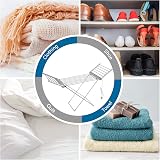 Rainberg Electric Heated Clothes Dryer - 18 Rails & Foldable Design view 4