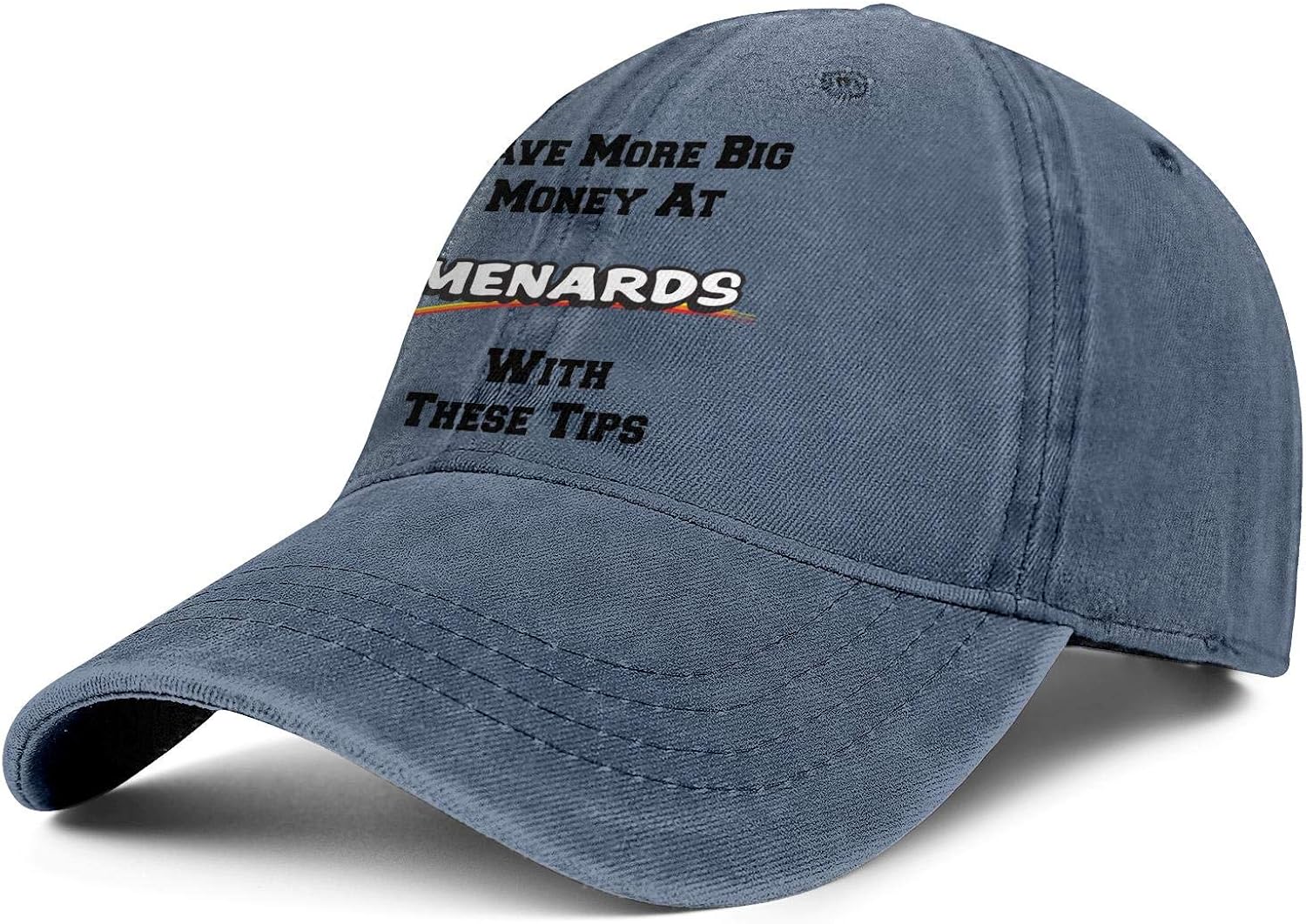 Men Women LogoMenards Hats Stylish Cowboy Cap Athletic Caps Denim at