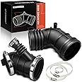 A-Premium 2PCS Air Intake Hose Tube [fit DOHC, 6Cyl 2.2L 2.5L 2.8L] Compatible with BMW [E46] 320i 325i 325xi 01-05, 325Ci 01