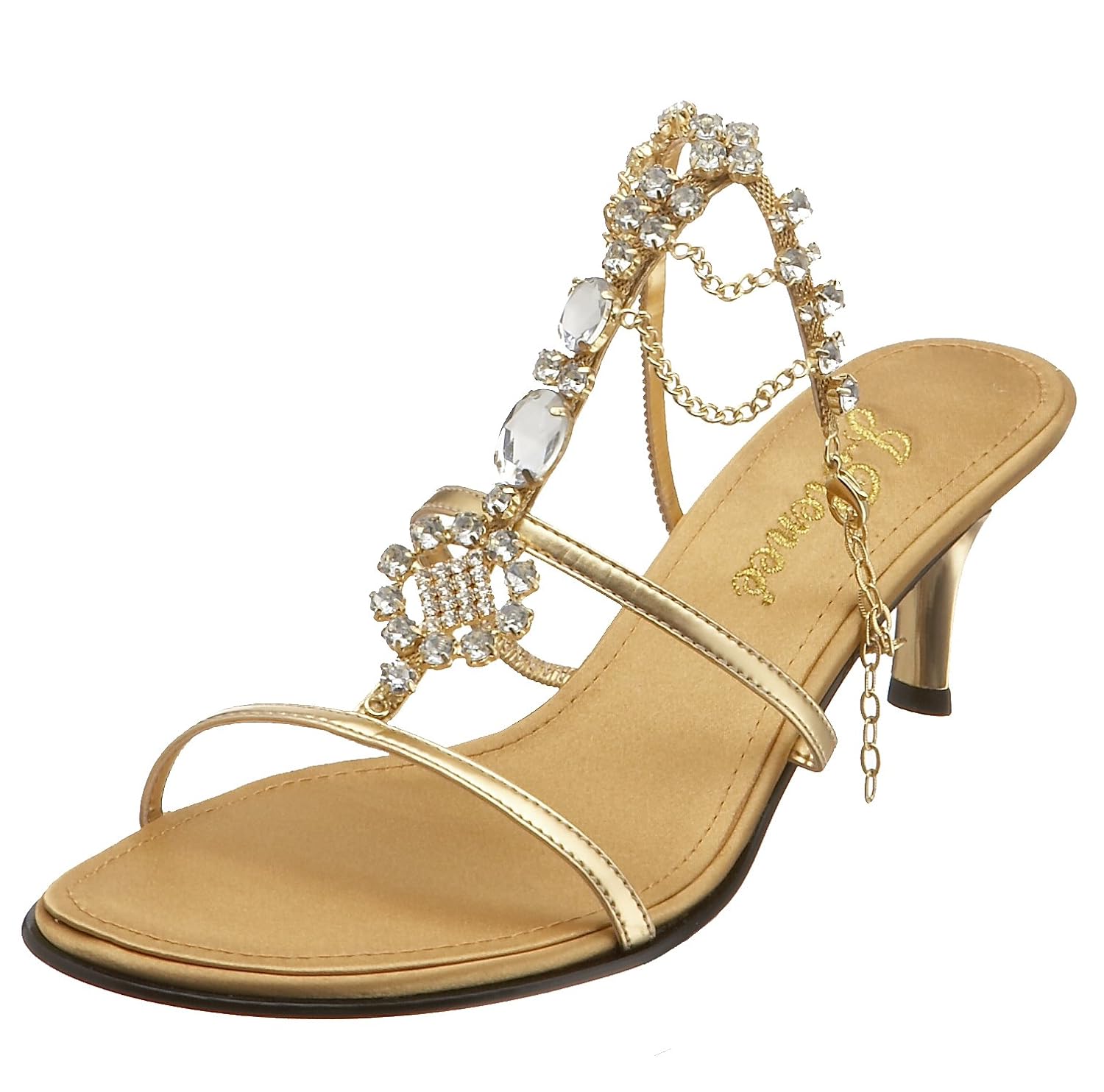 j renee gold dress shoes