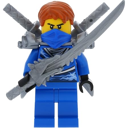 LEGO Ninjago Minifigur Jay aus Set 70728 incl. 3 GALAXYARMS Schwertern