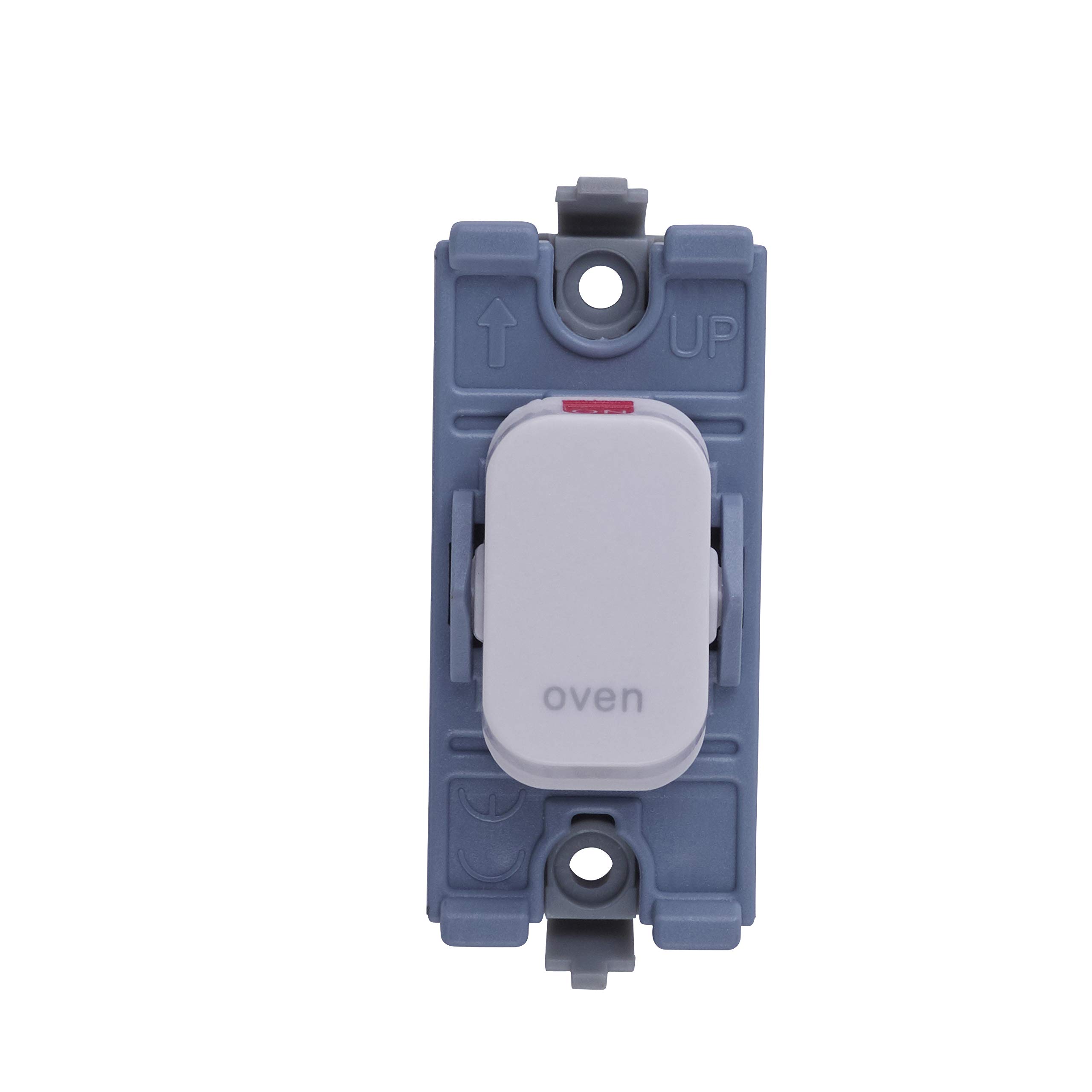 Schneider Electric Lisse White Moulded - Rocker Switch Module, for Oven, Double Pole, 20AX, GGBL20DPOVW, White, Pack of 6 โ image 1