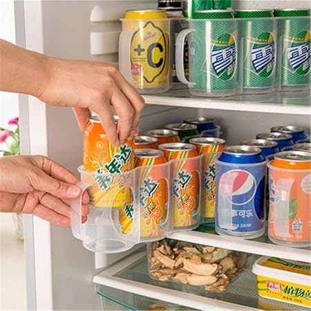 Unmengii - Organizador de bebidas transparente para frigorífico y ...