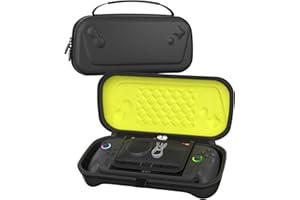 ProCase Carrying Case for ROG Xbox Ally & Xbox Ally X 7" 2025, EVA Hard Travel Storage Bag with 5 SD Card Slots, Protective Pouch for Handheld Gaming Console & Accessories -Black