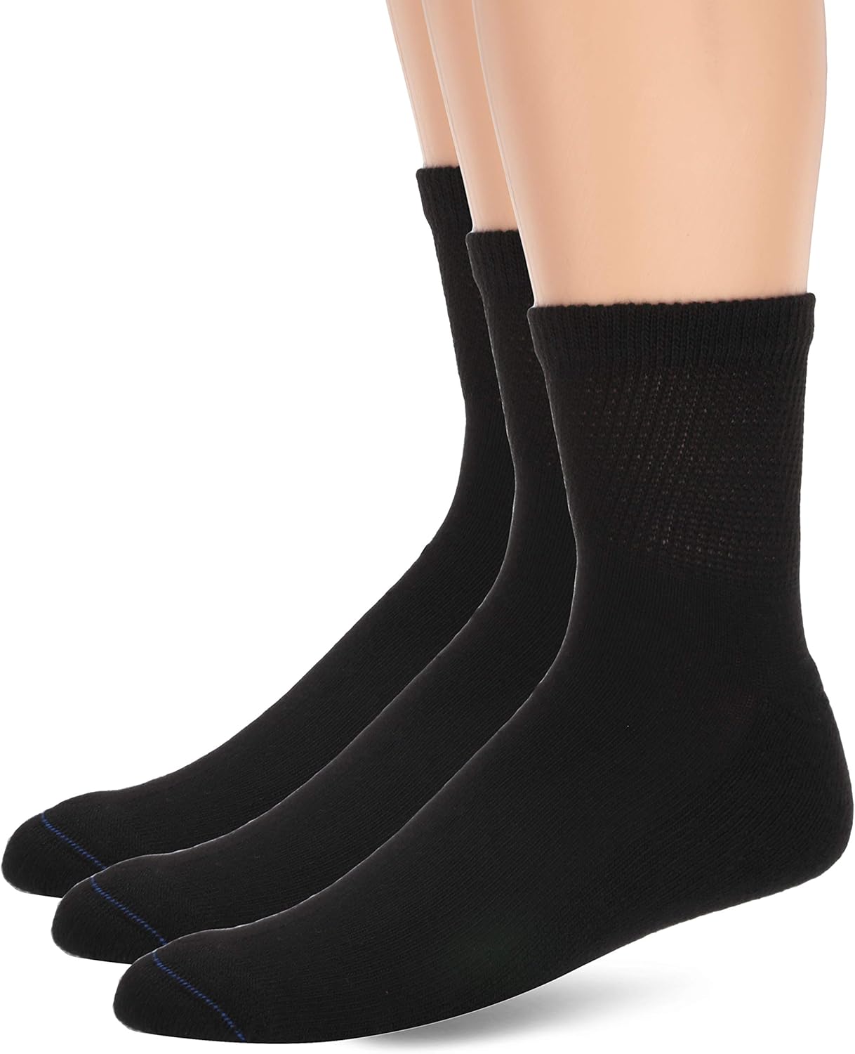 Dr. Scholl's Men's 4 Pack Big and Tall Diabetes and Circulatory Quarter