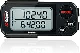 Realalt 3DTriSport 3D Pedometer with Clip & Strap, 30 Day Memory, Large Display