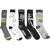 Hyp Harry Potter Hogwarts Daigon Alley Crew Socks 5 Pair Pack