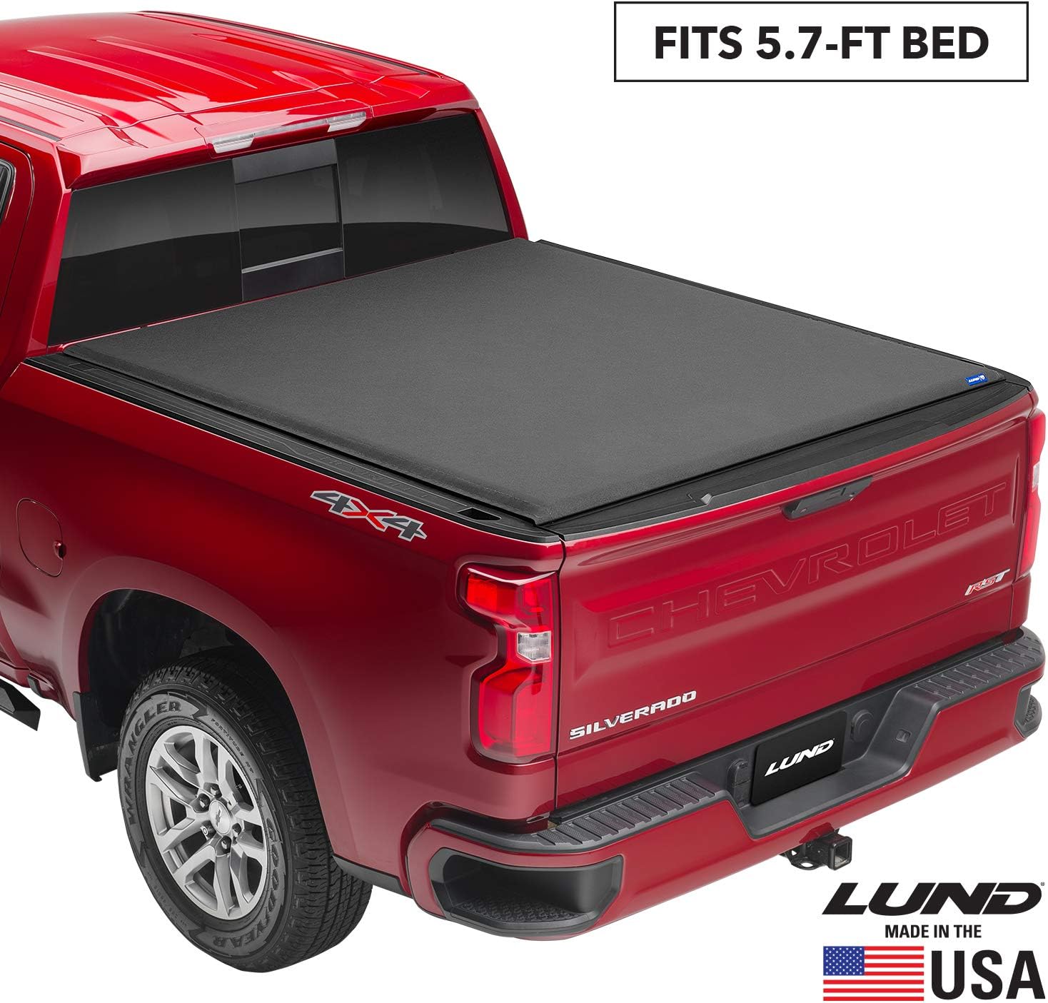 Lund Genesis Elite Roll Up, Soft Roll Up Truck Bed Tonneau Cover | 96865 | Fits 2009 - 2018, 19/20 Classic Dodge RAM 1500 5' 7" Bed