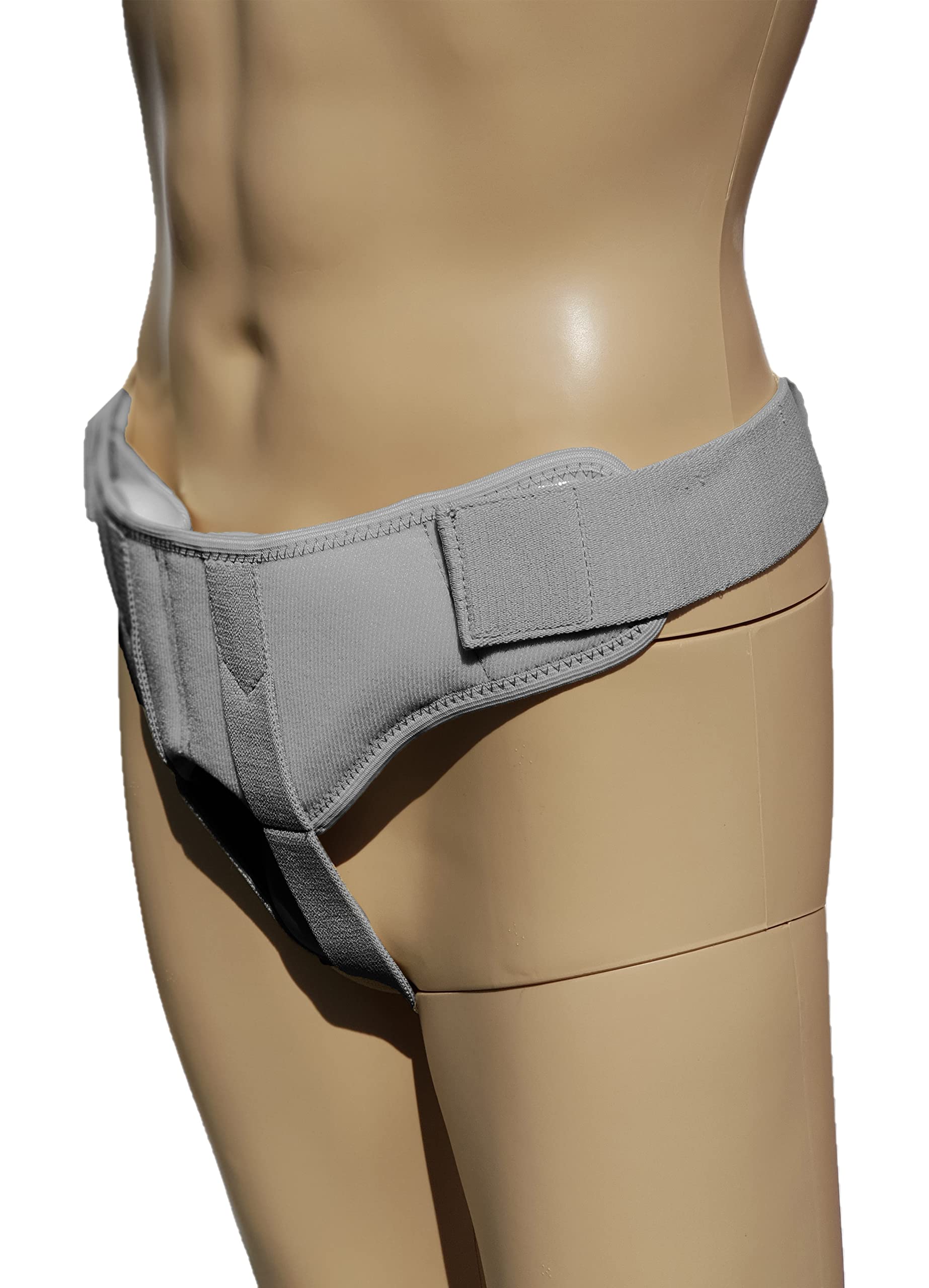 SOLACE CARE Inguinal Hernia Support Truss Belt | Abdominal Hernia Pants Removable Pressure Pads | Post & Pre Surgery Hernia Belt NHS Brace | Soft Closure with Pain Relief Brace (Medium)