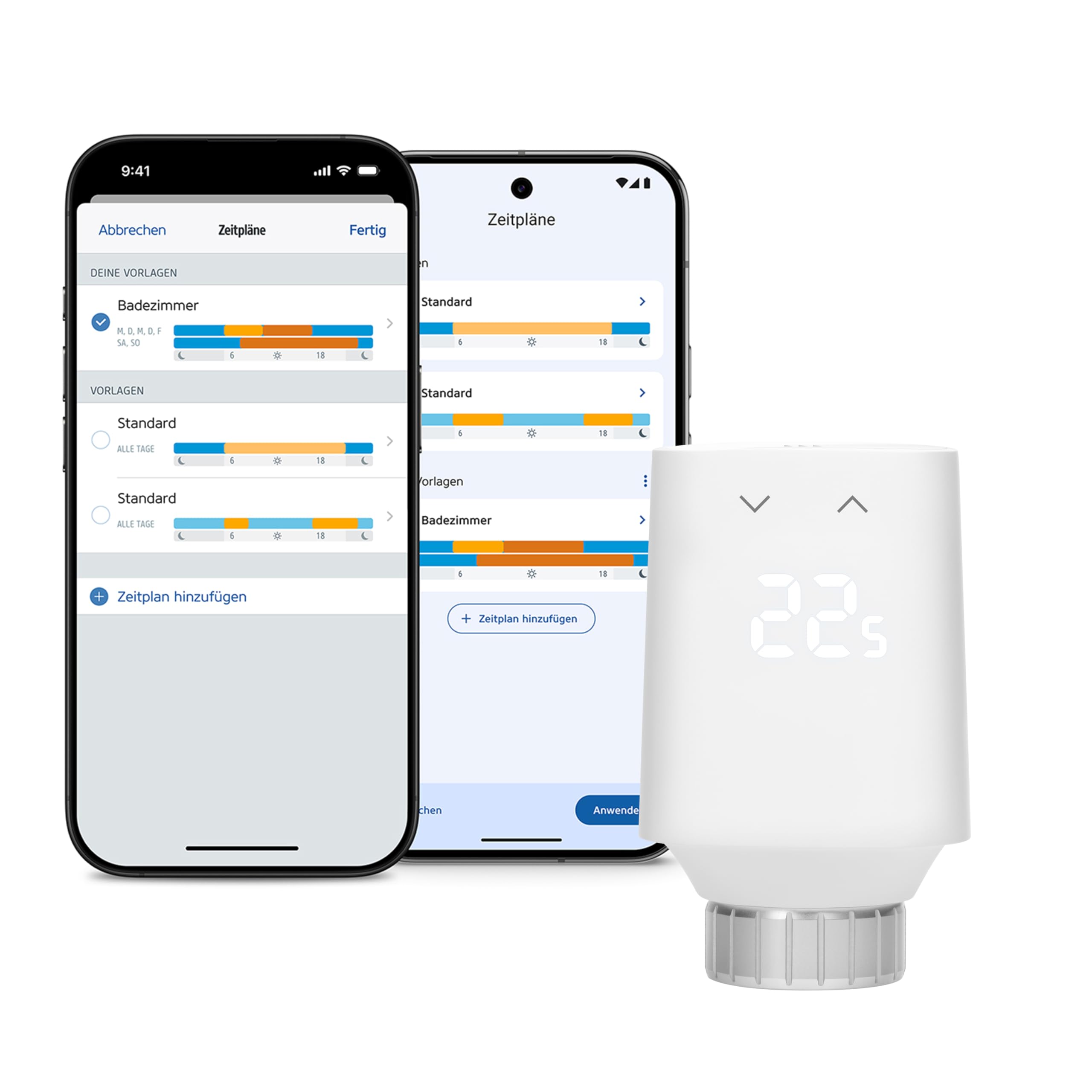 Eve Thermo (Matter, 5. Gen.): Smartes Heizkörperthermostat, Heizkosten sparen, funktioniert mit Alexa, Apple Home, Samsung SmartThings, Google Home, benötigt Thread Border Router