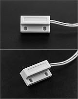 QWORK 3Pcs MC-38 Wired Door Window Magnetic Reed Switch Sensor Normally Open view 4