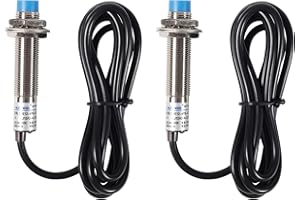 ALAMSCN ​​​​2pcs Inductive Proximity Switch LJ12A3-4-Z/AY PNP NC Normally Closed LJ12A3-4-Z/AY Approach Sensor DC 6-36V 4mm Detecting Distance(PNP NC)