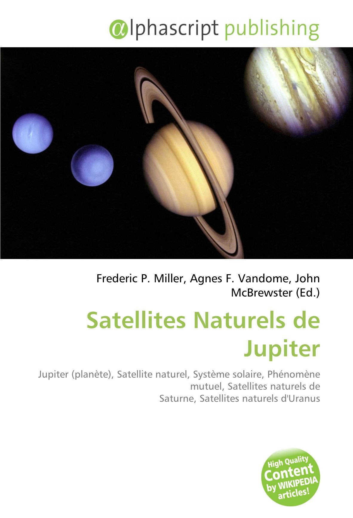Satellites Naturels De Jupiter Jupiter Planète Satellite