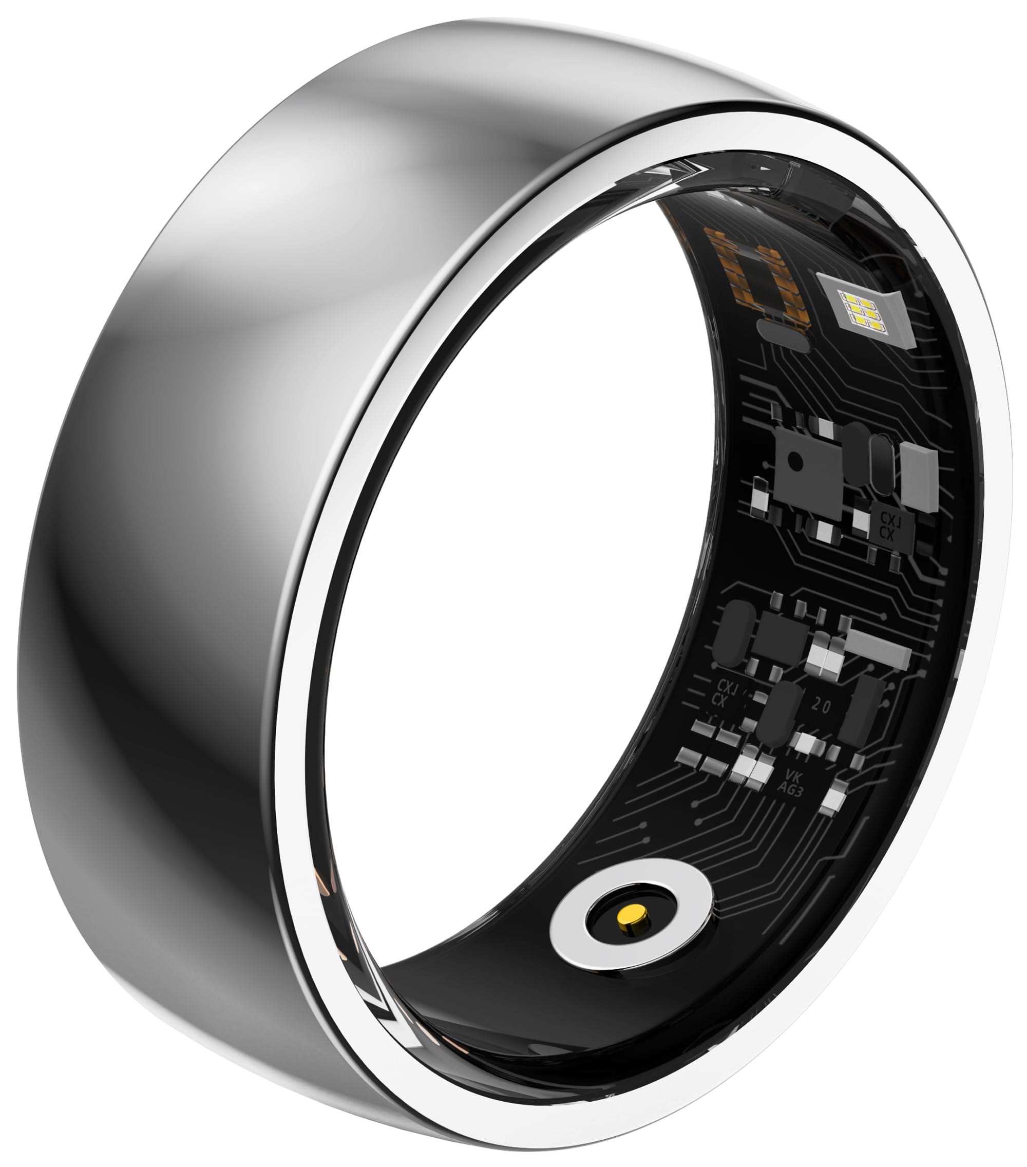 Smart Fitness Ring for Men & Women - Heart Rate, Blood Pressure, Oxygen & Sleep Tracker - Waterproof - Android & iOS Compatible