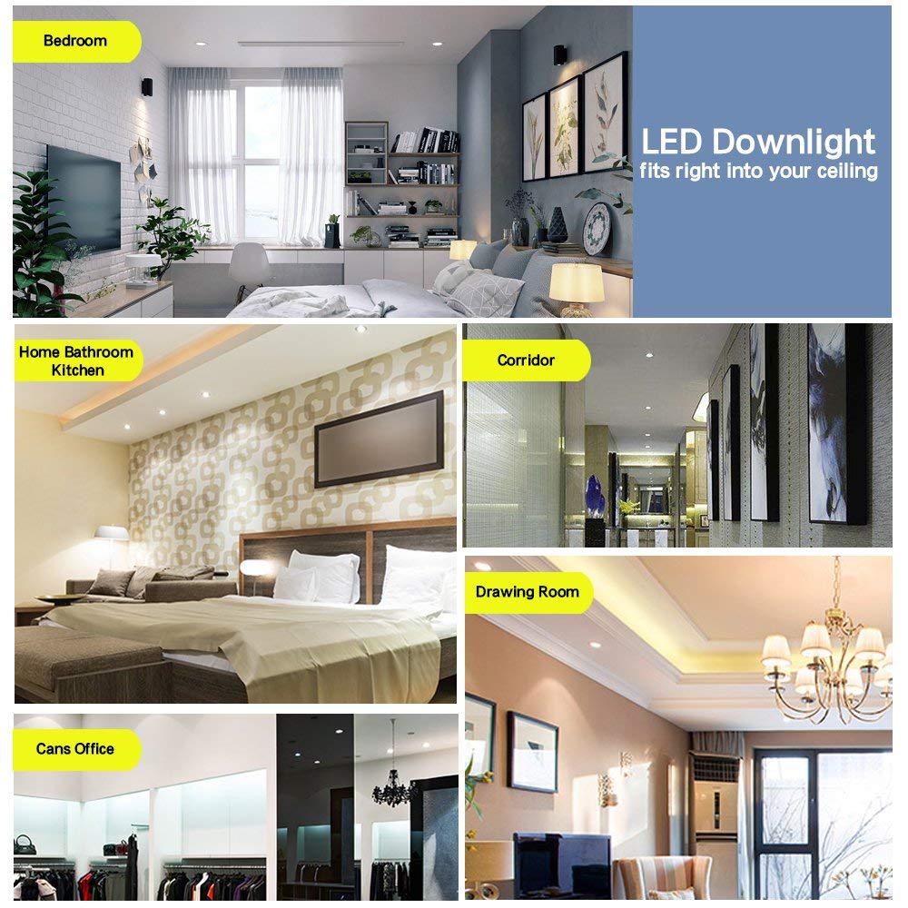 Citra Led Slim Panel Light With Adjustable Cut Hole Ceiling Lamp