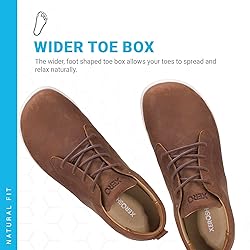Xero Shoes Men's Glenn Leather Barefoot Dress