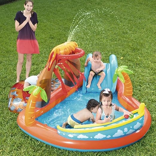 inflatable play center pool